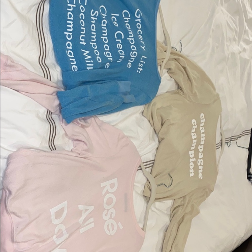 Set of 3 graphic sweatshirts